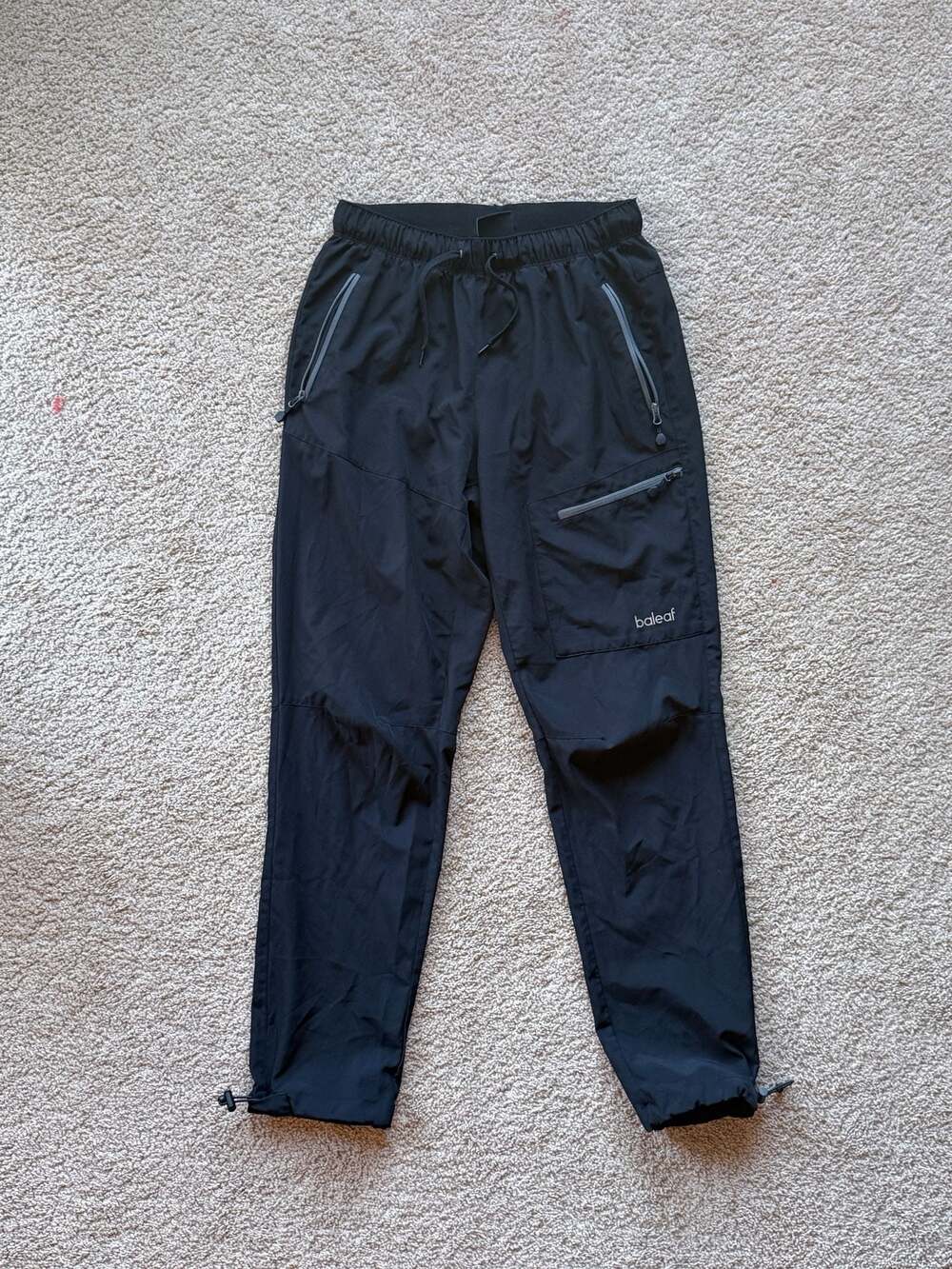 Baleaf Women's Quick-Dry Hiking Cargo Pants Black Size S